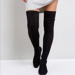 Over The Knee Black Boots